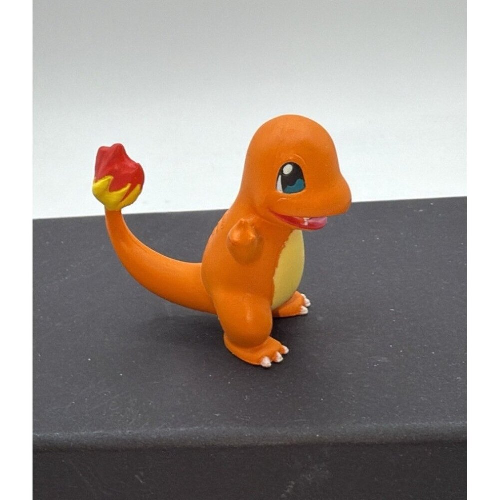 Charmander Orange Yellow Nintendo Pokemon Tomy Mini Figure Fig 1.5" - Picture 4 of 5